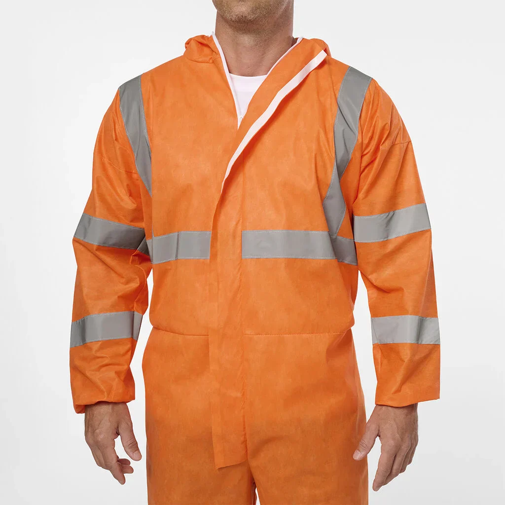 King Gee Originals Hi Vis Taped Disposable Coverall (K51012) - Image 3