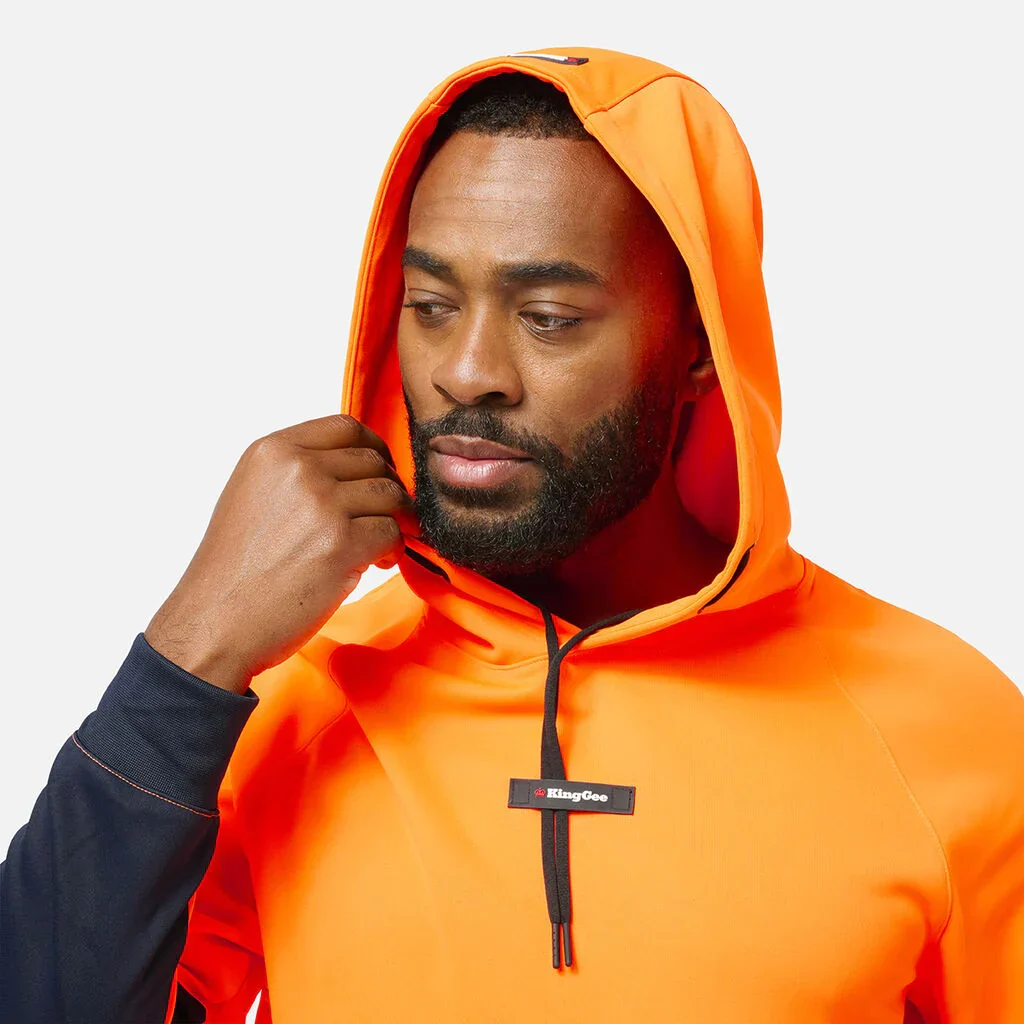 King Gee Originals Hi Vis Water Repellent Hoodie (K55012) - Image 7