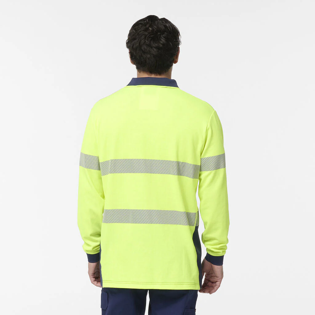 King Gee Originals Spliced Taped Cotton Back Polo (K54927) - Image 9