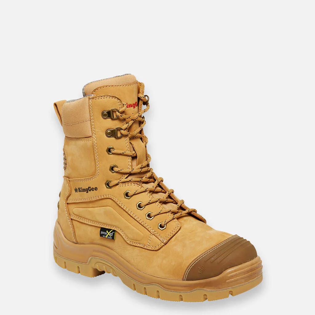 King Gee Phoenix Metguard Zip/Lace Safety Work Boots (K27800) - Image 3