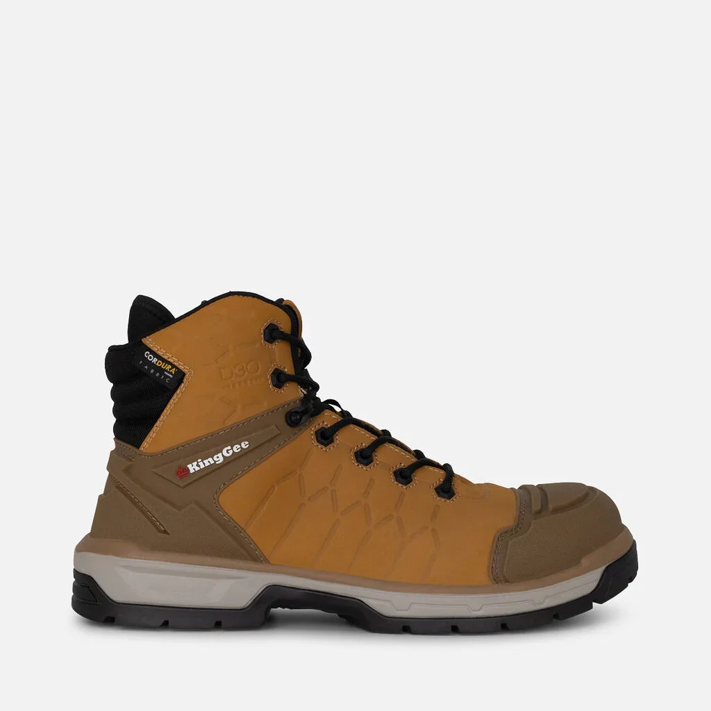 King Gee Quantum Hybrid Zip/Lace Composite Toe Work Boots (K27115) - Image 4