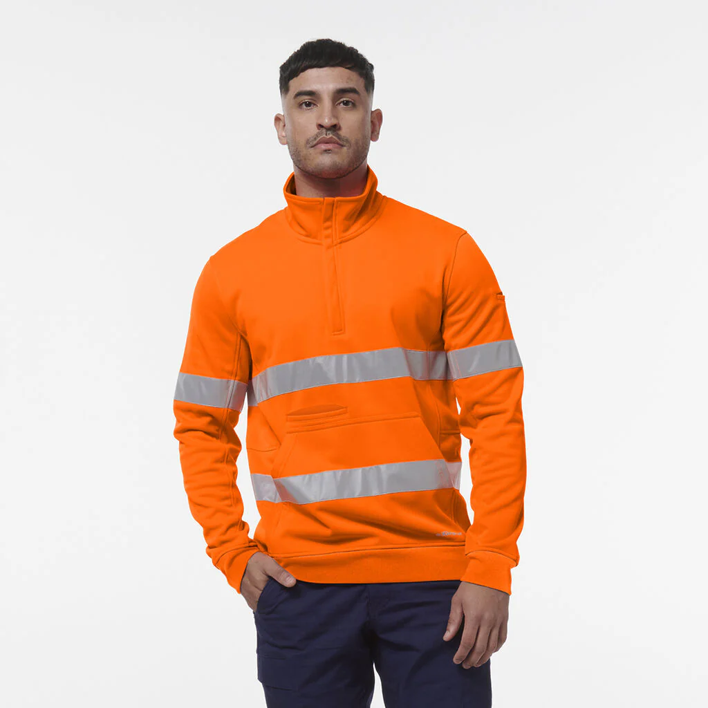 King Gee Reflective 1/4 Zip Fleece (K55048) - Image 3