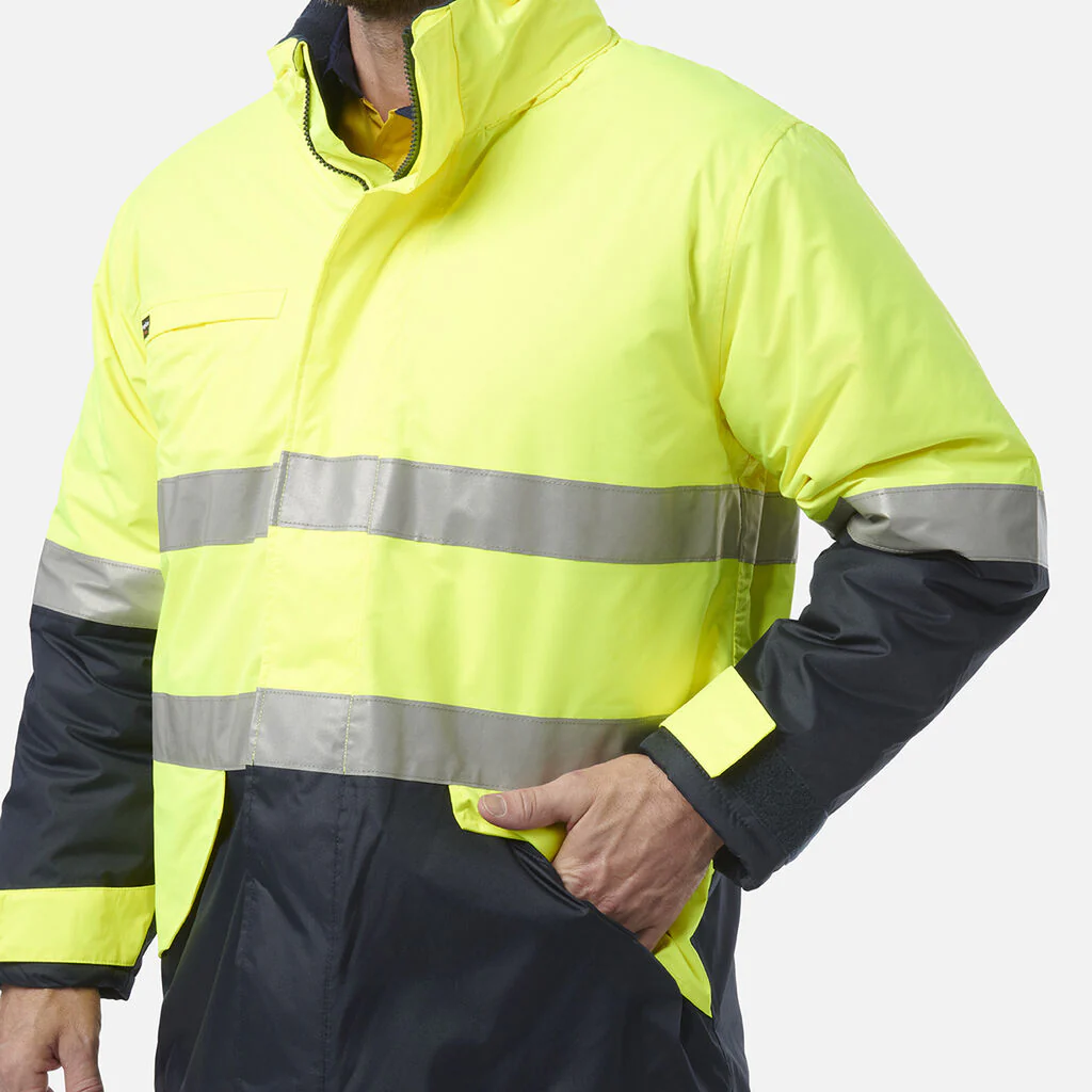 King Gee Hi-Vis Reflective Waterproof Insulated Jacket (K55010) - Image 7