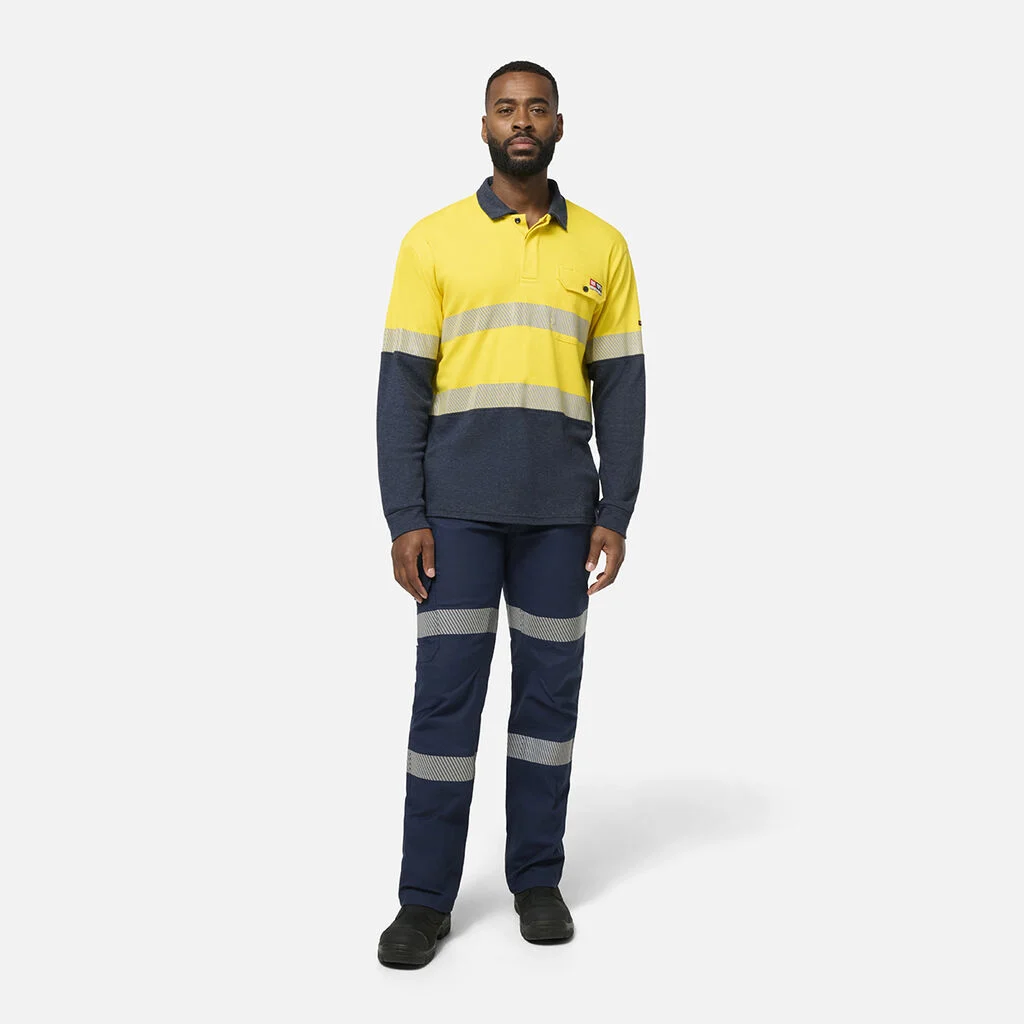King Gee Shieldtec FR Hi-Vis Spliced Polo with FR Tape (K84008) - Image 12
