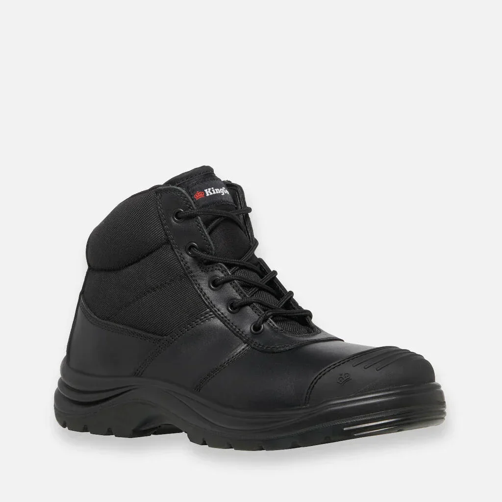 King Gee Tradie Zip/Lace Steel Cap Safety Work Boots (K27150) - Image 3