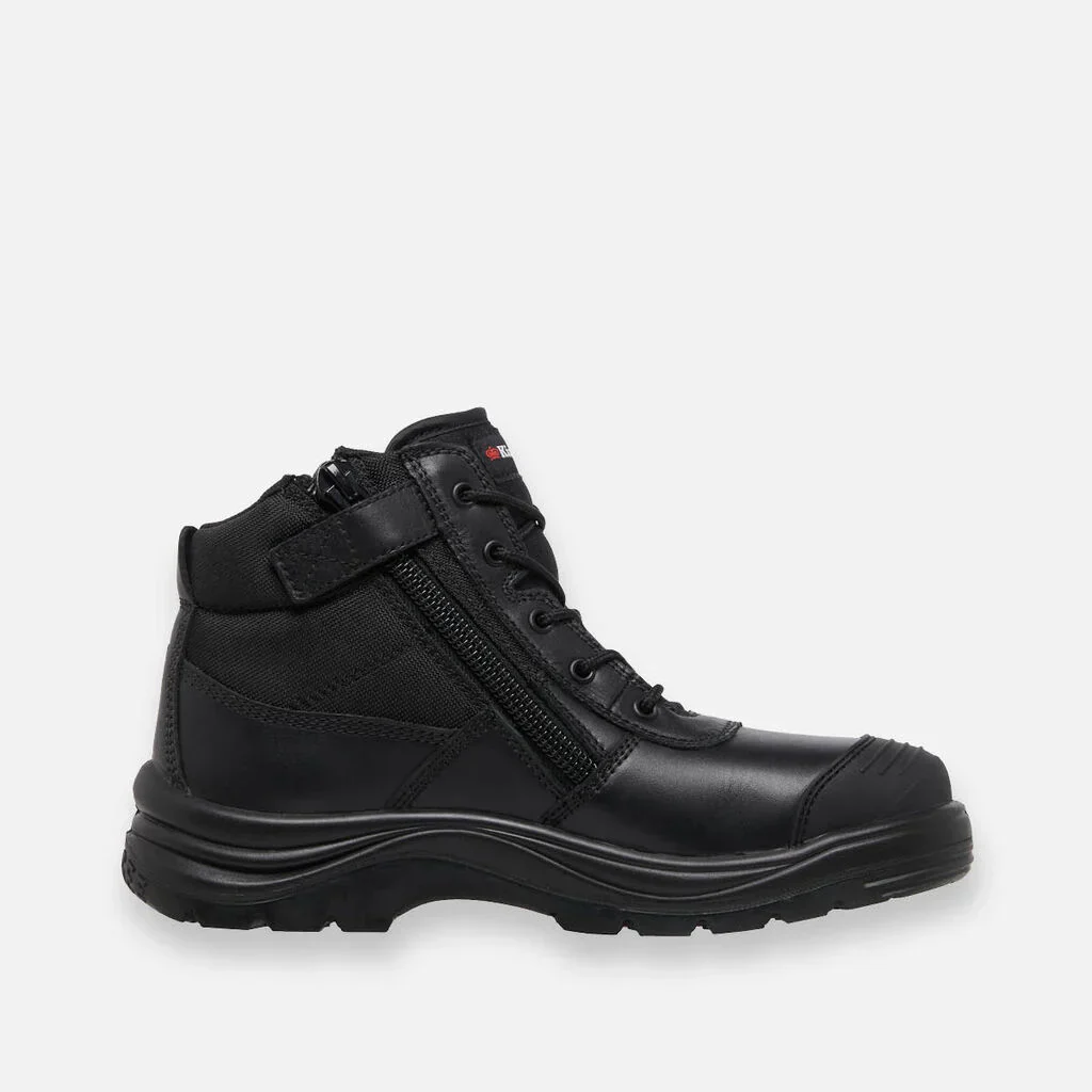 King Gee Tradie Zip/Lace Steel Cap Safety Work Boots (K27150) - Image 5