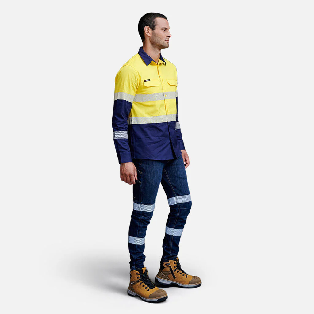 King Gee Urban Coolmax Stretch Slim Reflective Denim Work Jeans (K53007) - Image 4