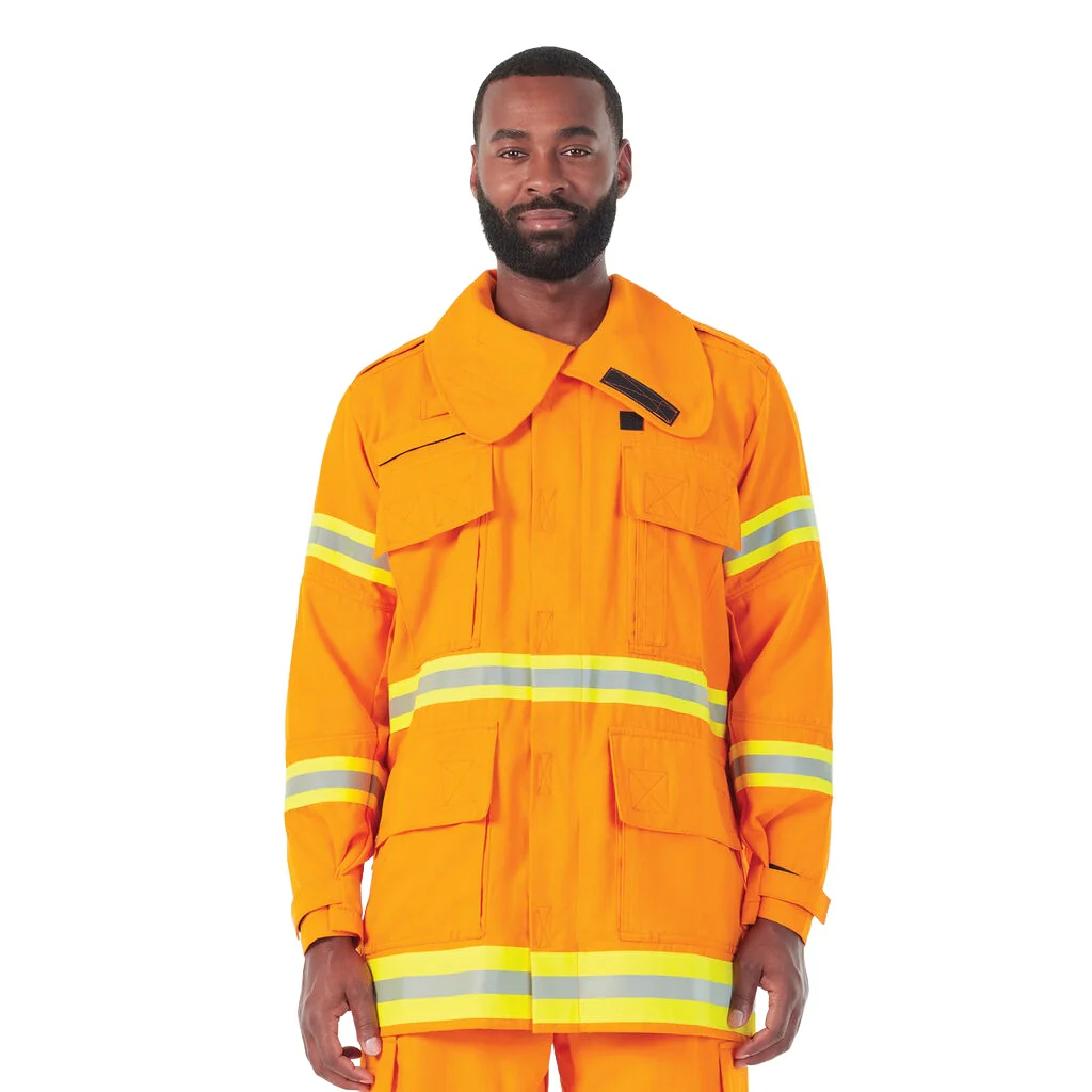 King Gee Wildlands Firefighting Hi Vis Coat (K85000) - Image 2