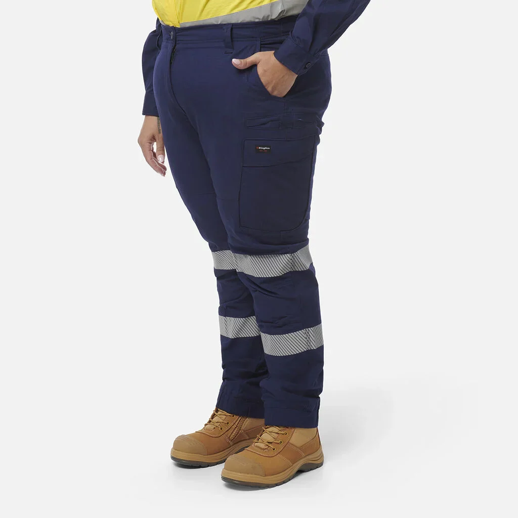 King Gee Women's Workcool Pro Bio Motion Cuff Pant (K43015) - Image 3