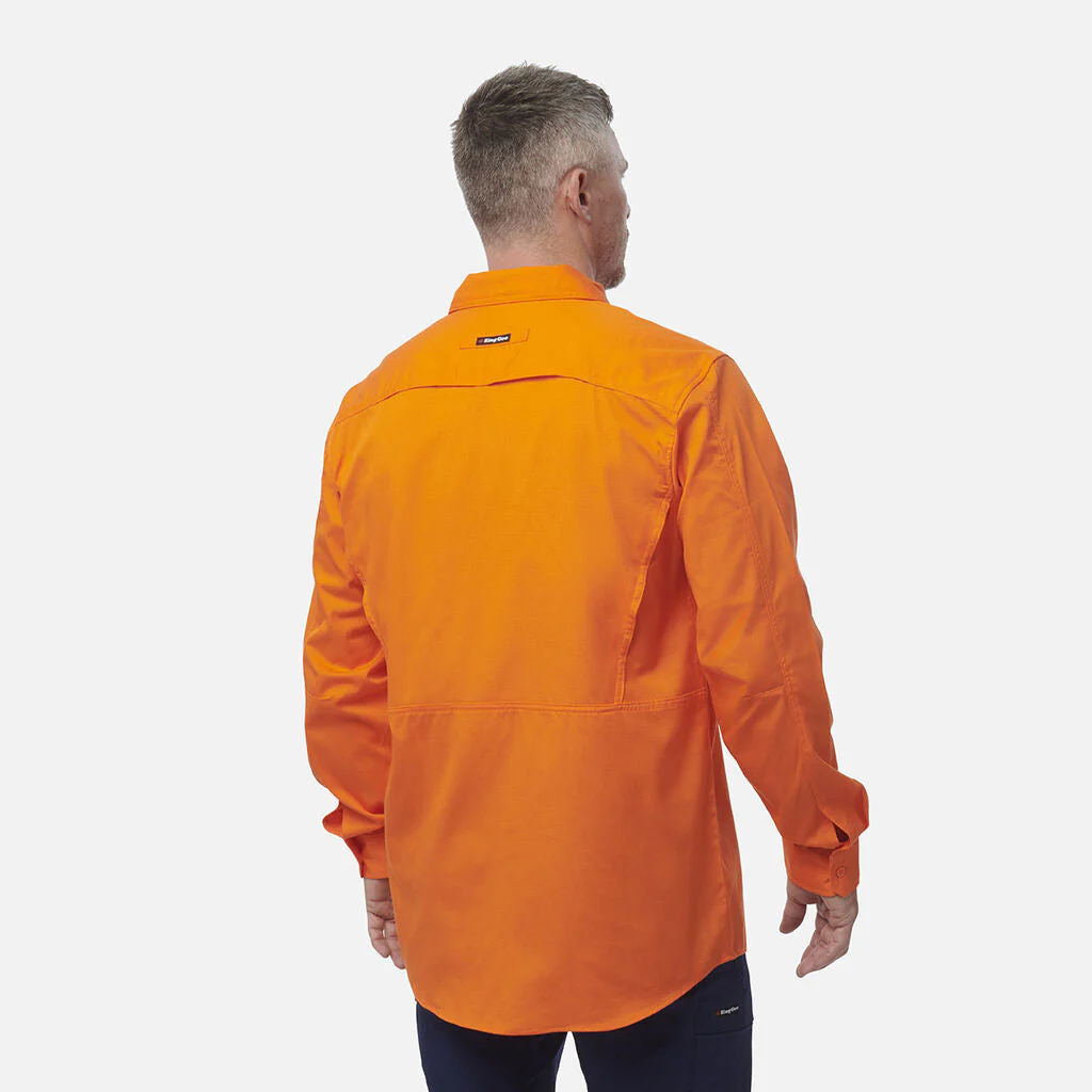 King Gee Workcool 2 Hi-Vis Long Sleeve Drill Work Shirt (K54805) - Image 6