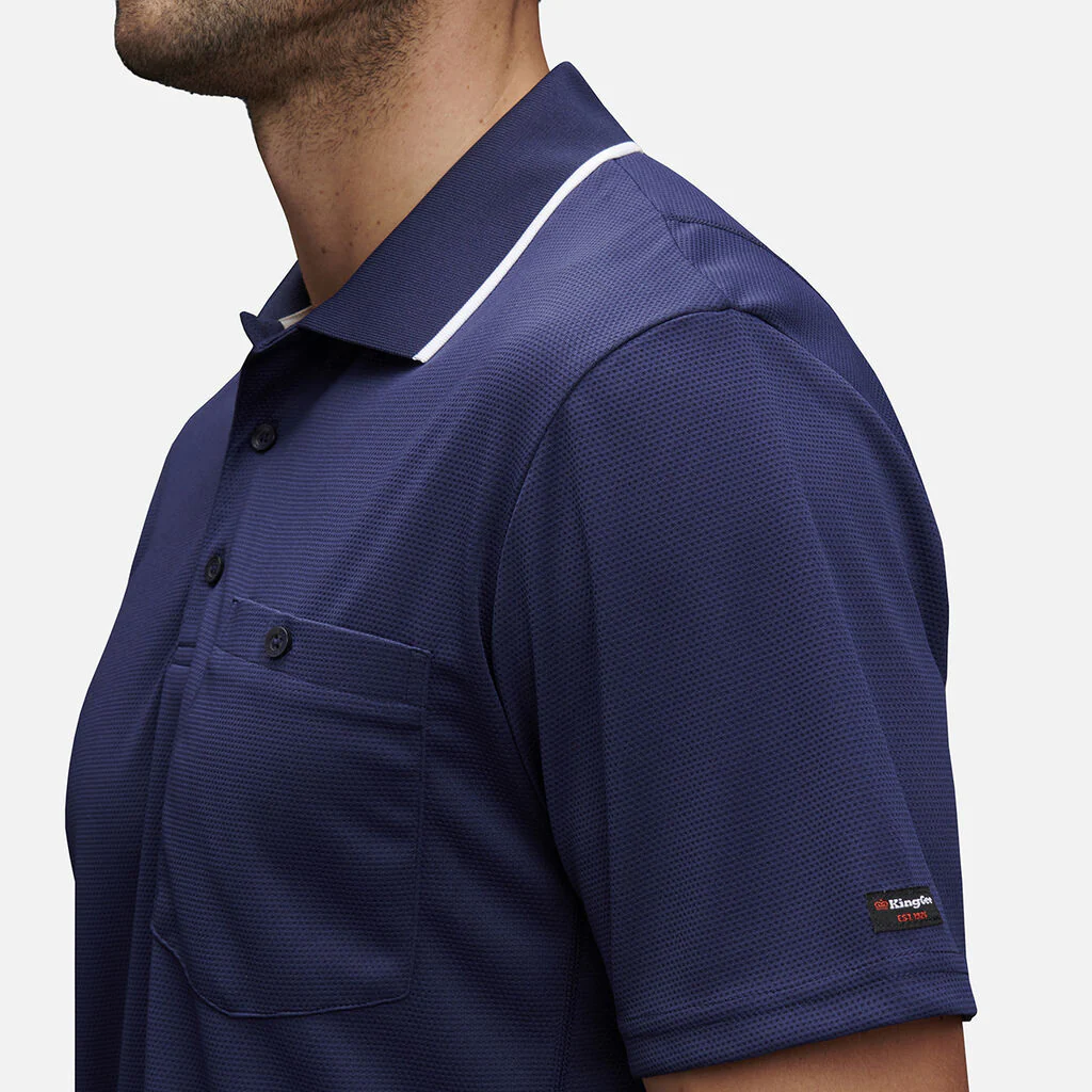 King Gee Workcool Hyperfreeze Short Sleeve Polo Shirt (K54209) - Image 12