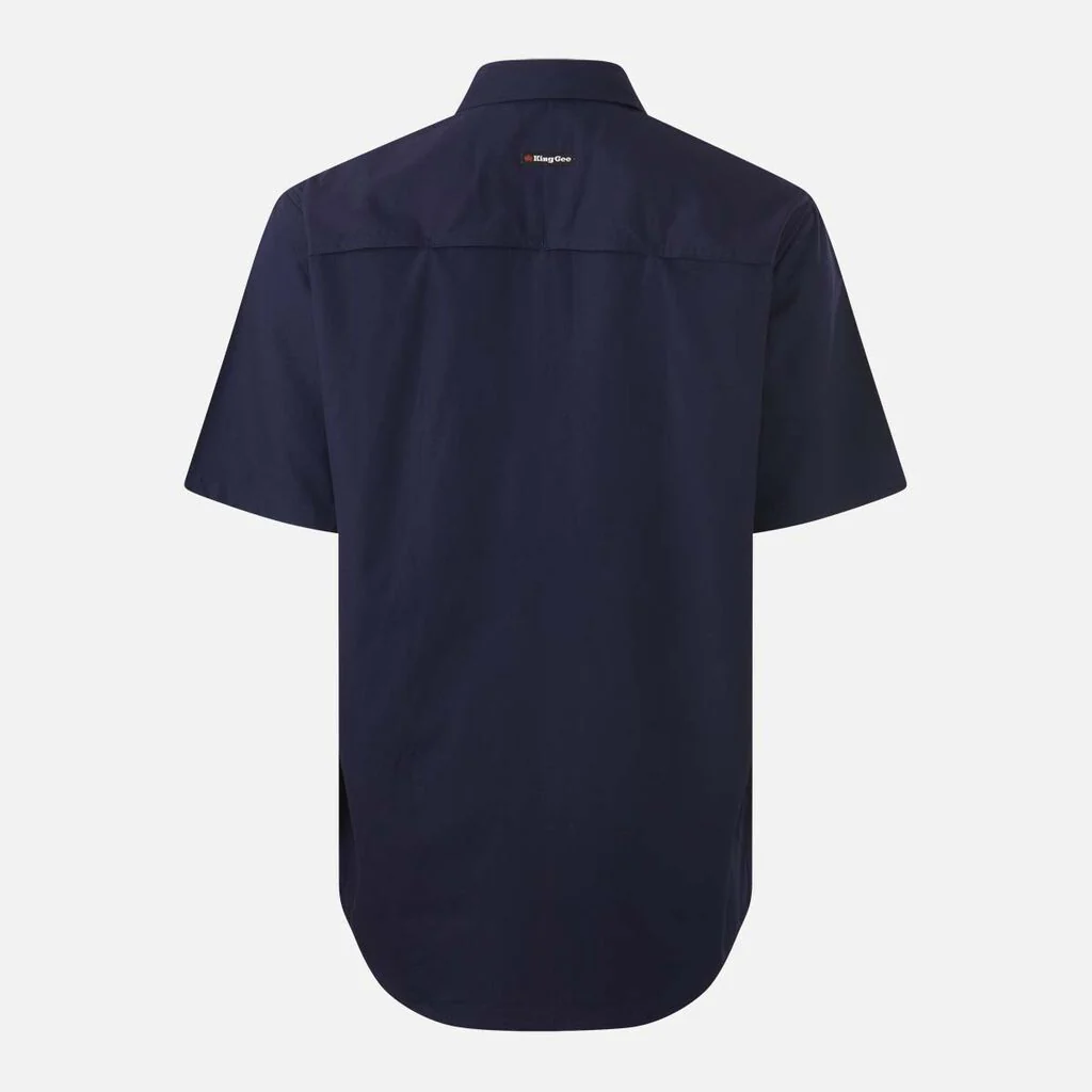 King Gee Workcool Vented Closed Front Shirt Short Sleeve (K14032) - Image 15