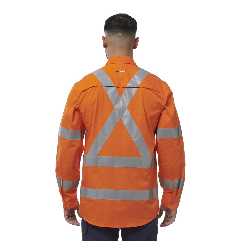 King Gee Workcool Vented NSW Rail Shirt (K54016) - Image 5