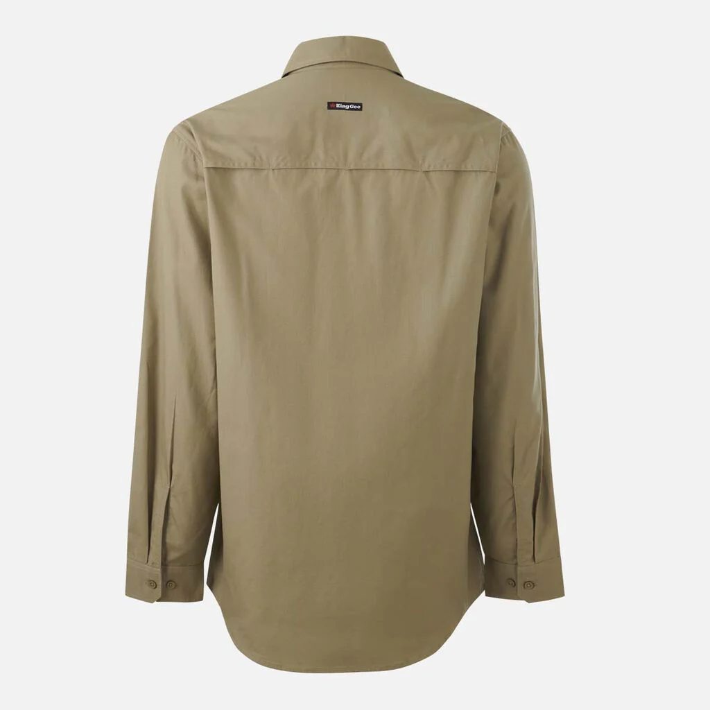 King Gee Workcool Vented Shirt Long Sleeve (K14031) - Image 9