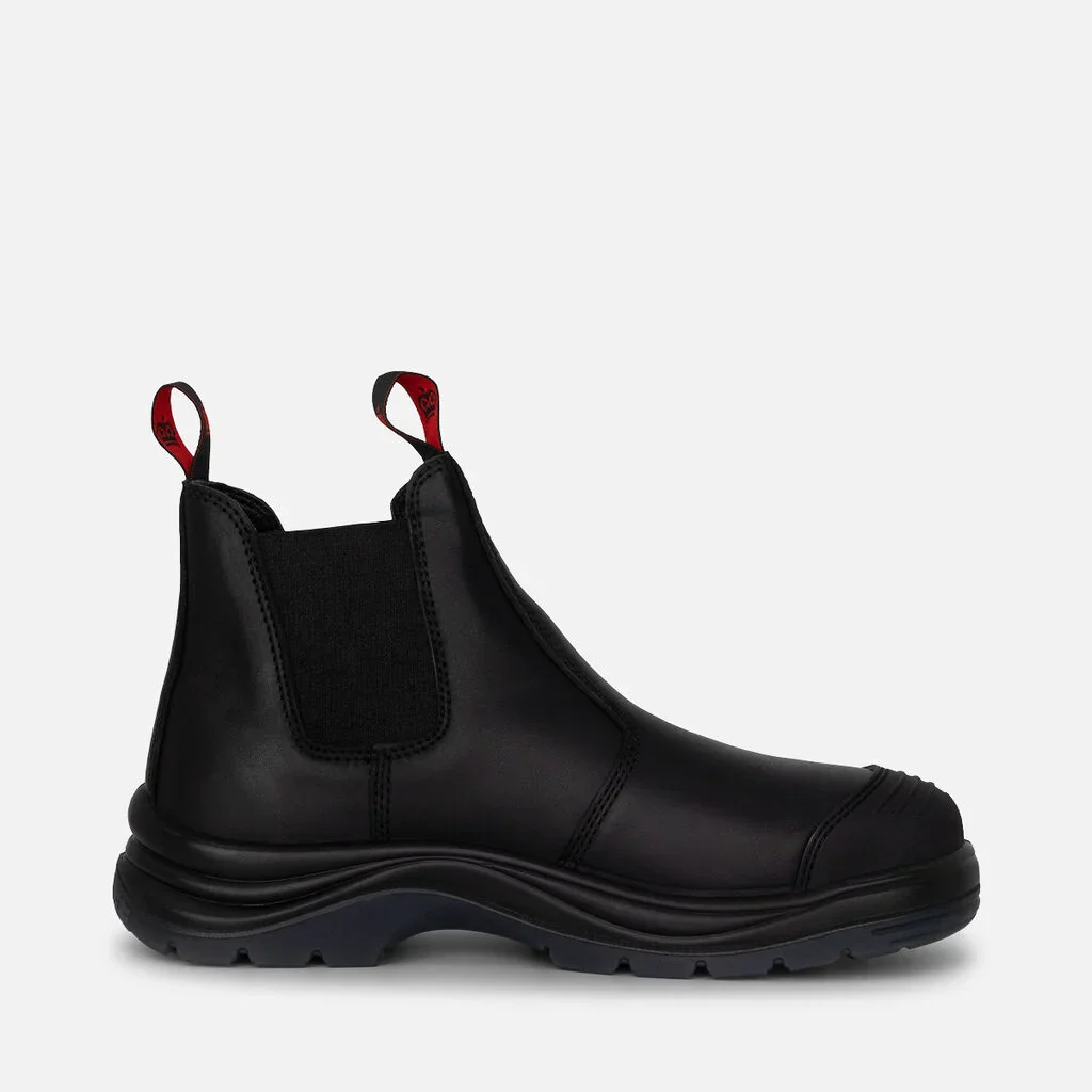 King Gee Tradie Gusset Steel Cap Safety Boots With Scuff Cap (K25250) - Image 3