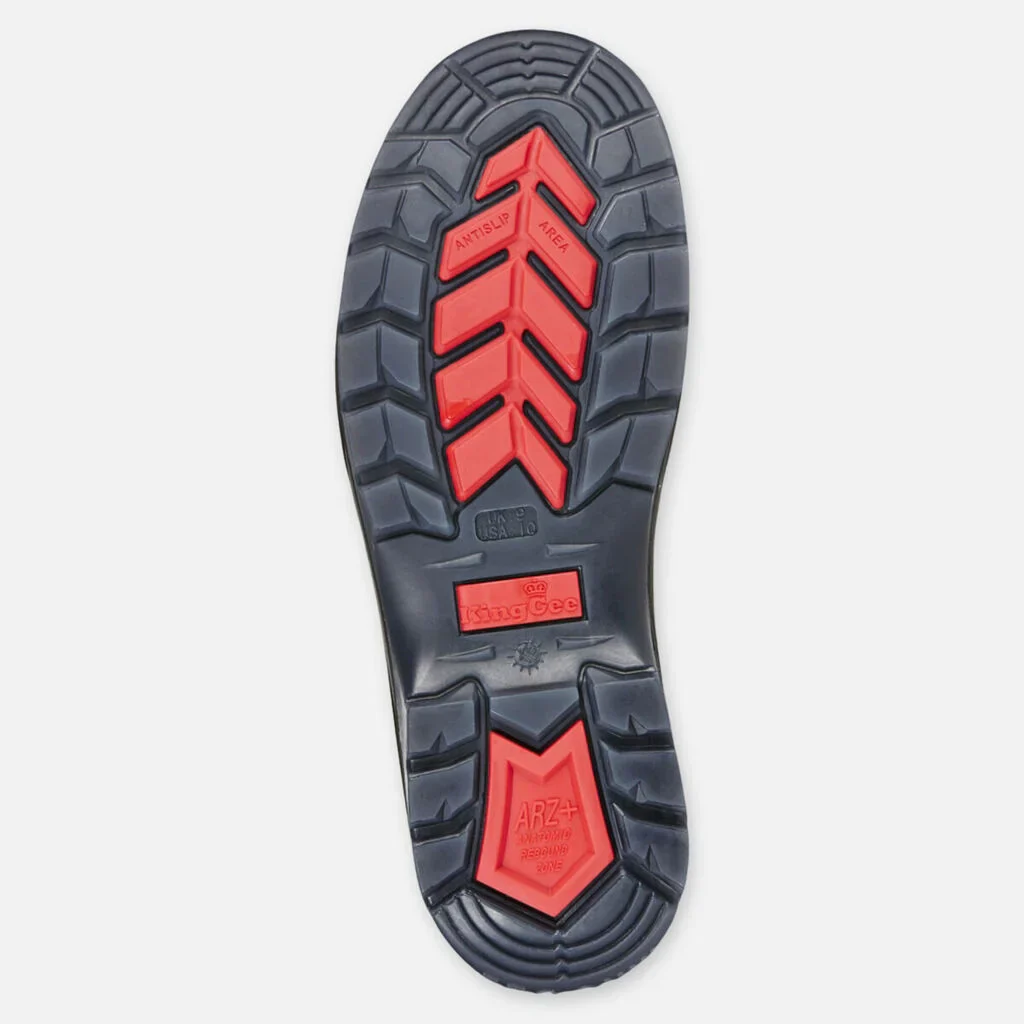 King Gee Tradie Gusset Steel Cap Safety Boots With Scuff Cap (K25250) - Image 4