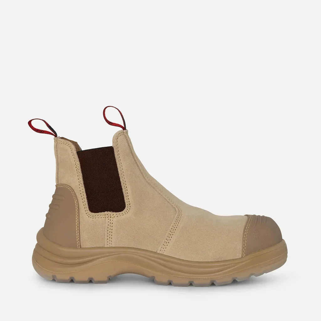 King Gee Wills Suede Steel Cap Gusset Work Boots (K25552) - Image 2