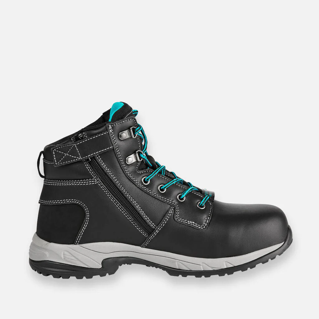 King Gee Women's Tradie Hybrid Zip/Lace Composite Cap Work Boots (K27360) - Image 5
