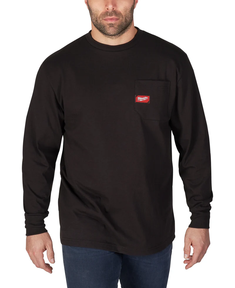 Milwaukee Heavy Duty Pocket Tee Long Sleeve (602) - Image 10