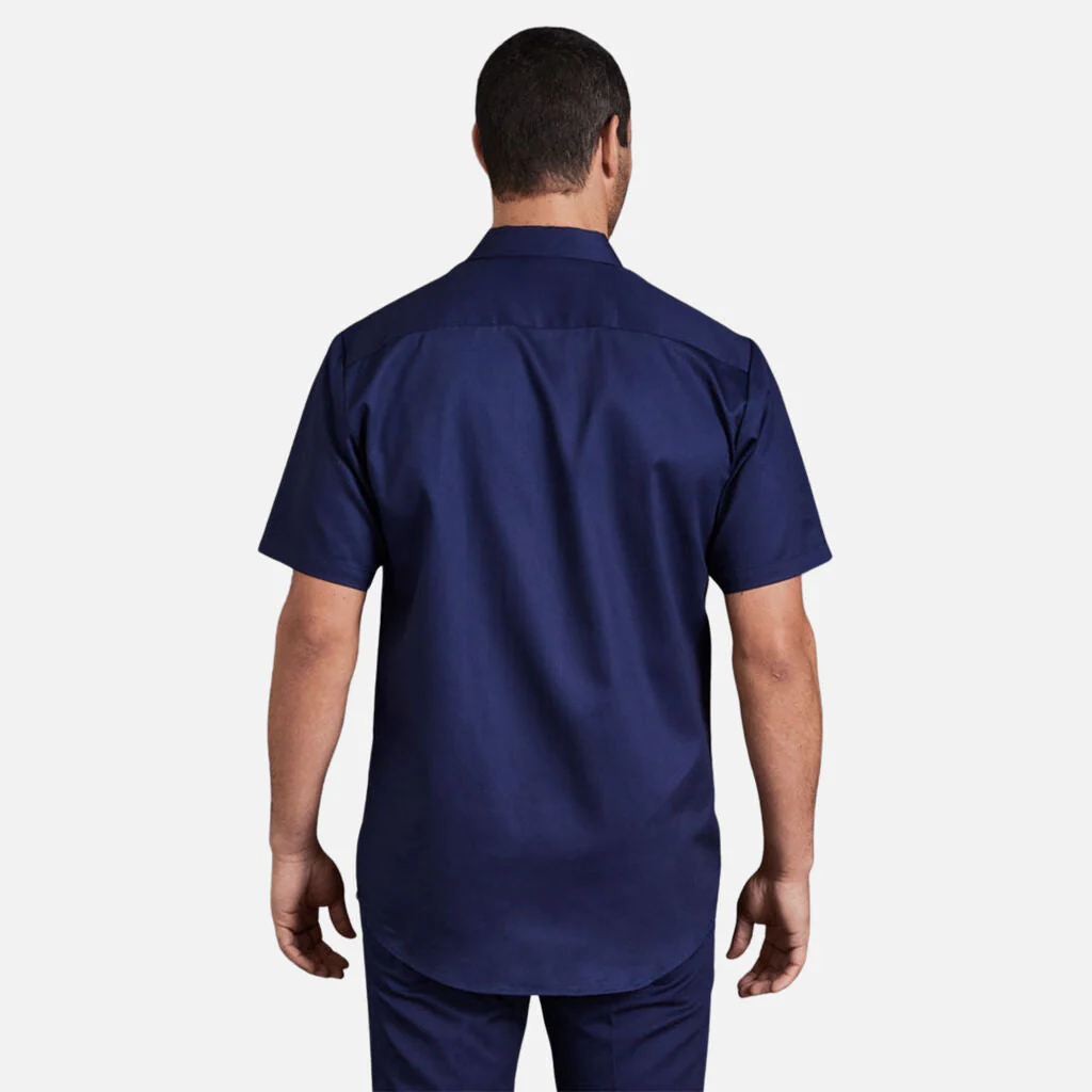King Gee Originals Short Sleeve Open Front Cotton Drill Work Shirt (K04030) - Image 17