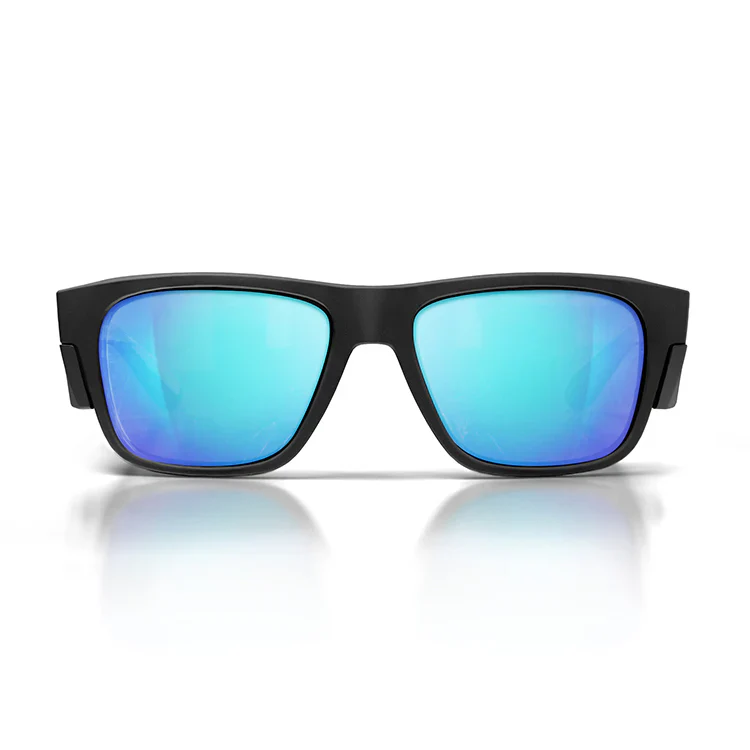 Safestyle Fusions Matte Black Frame Mirror Blue Polarised Lens (FMBBP100) - Image 6