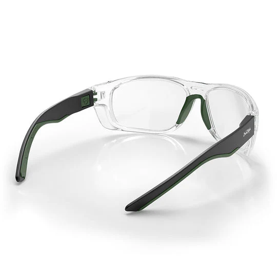 Safestyle Switches Clear/Green Frame Clear Lens Safety Glasses (SPSW1-0002) - Image 5