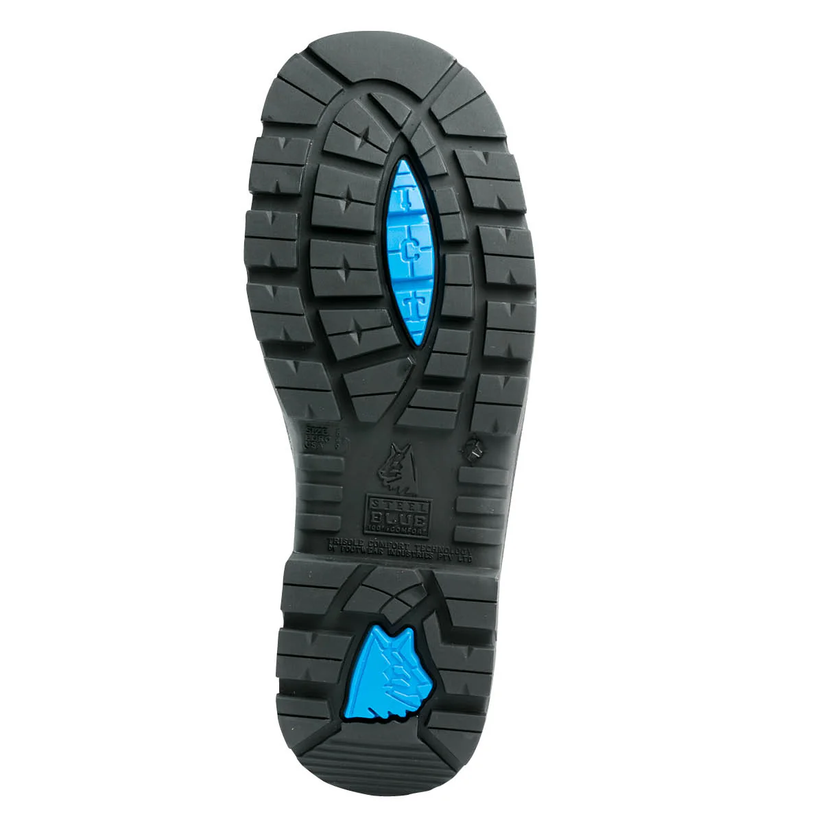 Steel Blue Argyle Zip Scuff Waterproof Boot (312639) - Image 14