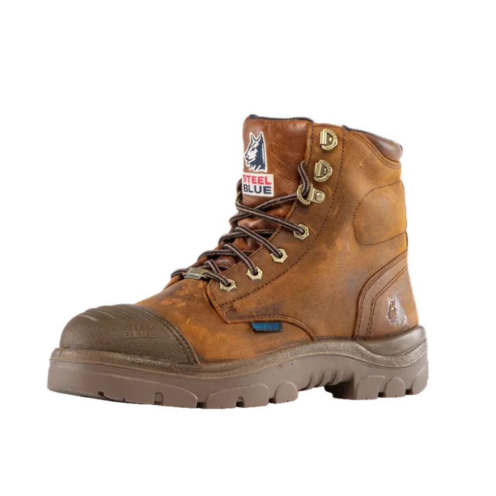 Steel Blue Argyle Zip Scuff Waterproof Boot (312639) - Image 3