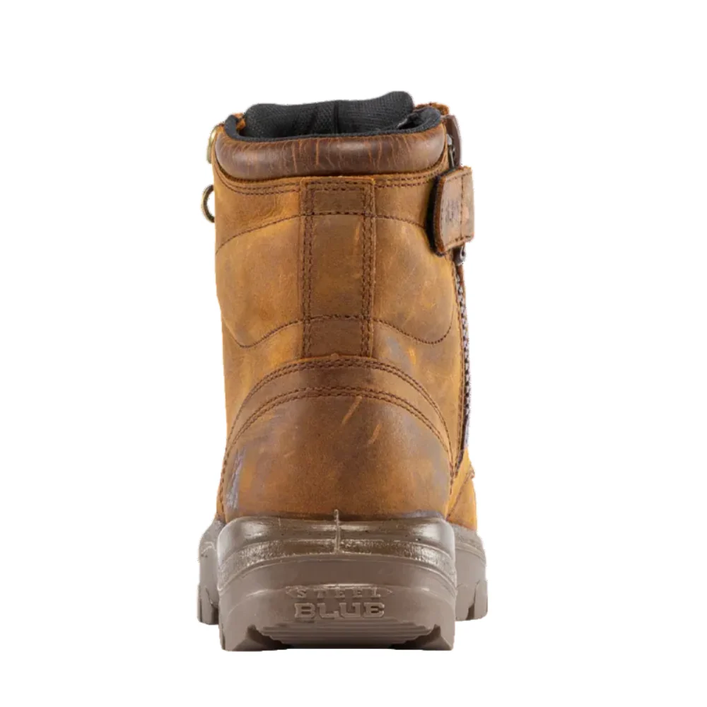 Steel Blue Argyle Zip Scuff Waterproof Boot (312639) - Image 5