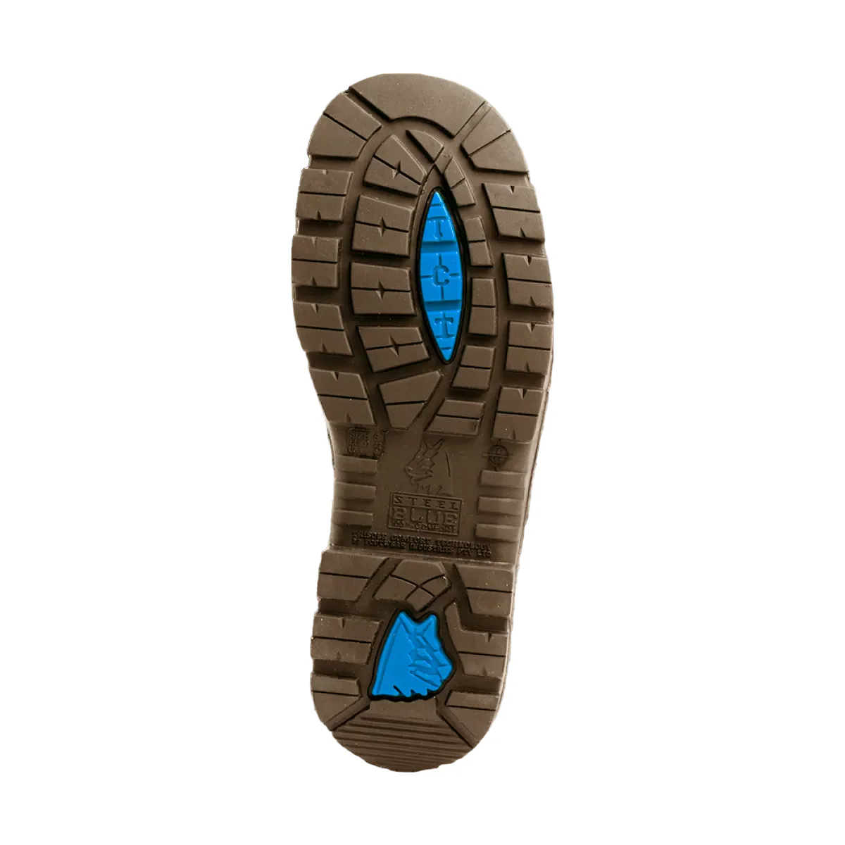 Steel Blue Argyle Zip Scuff Waterproof Boot (312639) - Image 8
