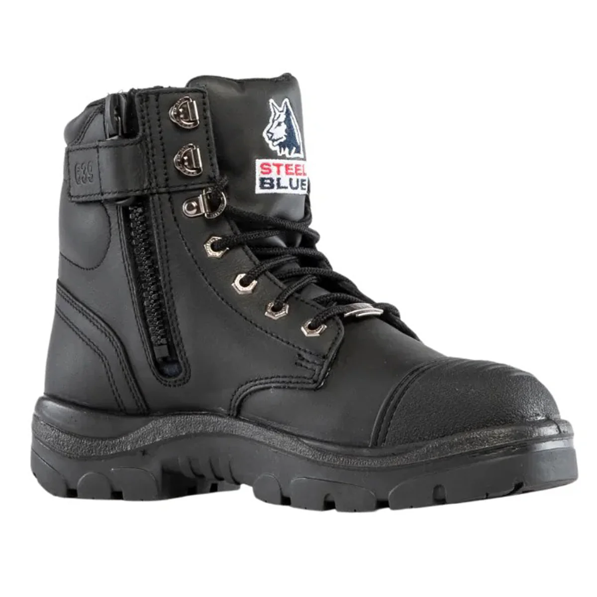 Steel Blue Argyle Zip Scuff Waterproof Boot (312639) - Image 9