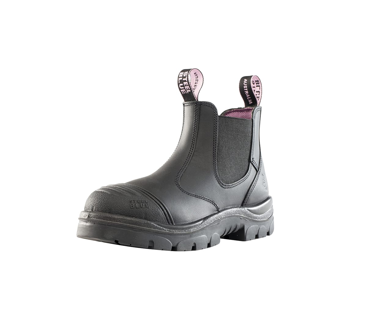 Steel Blue Hobart Women's Elastic Sided Pull On Safety Boot with Scuff Cap  (512729) - Image 10