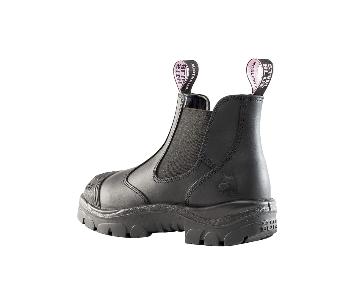 Steel Blue Hobart Women's Elastic Sided Pull On Safety Boot with Scuff Cap  (512729) - Image 12
