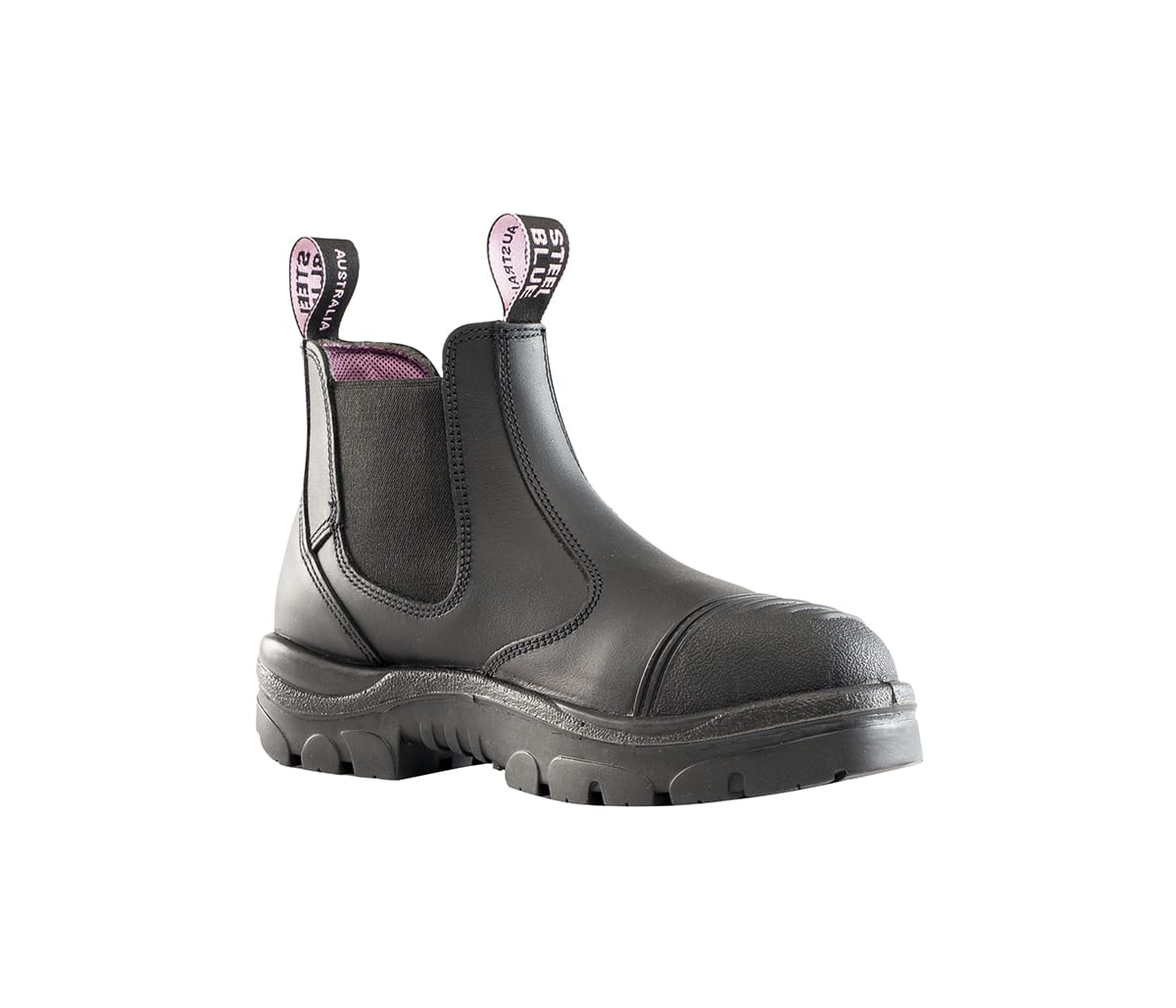 Steel Blue Hobart Women's Elastic Sided Pull On Safety Boot with Scuff Cap  (512729) - Image 16