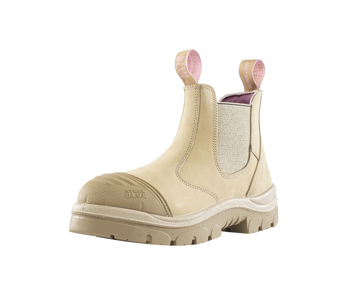 Steel Blue Hobart Women's Elastic Sided Pull On Safety Boot with Scuff Cap  (512729) - Image 18