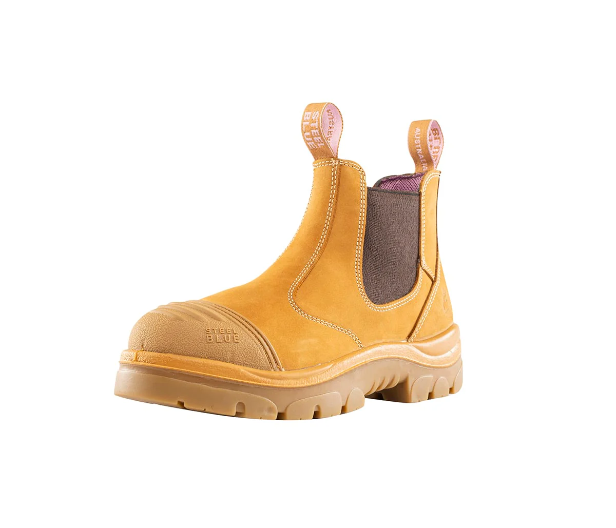 Steel Blue Hobart Women's Elastic Sided Pull On Safety Boot with Scuff Cap  (512729) - Image 2