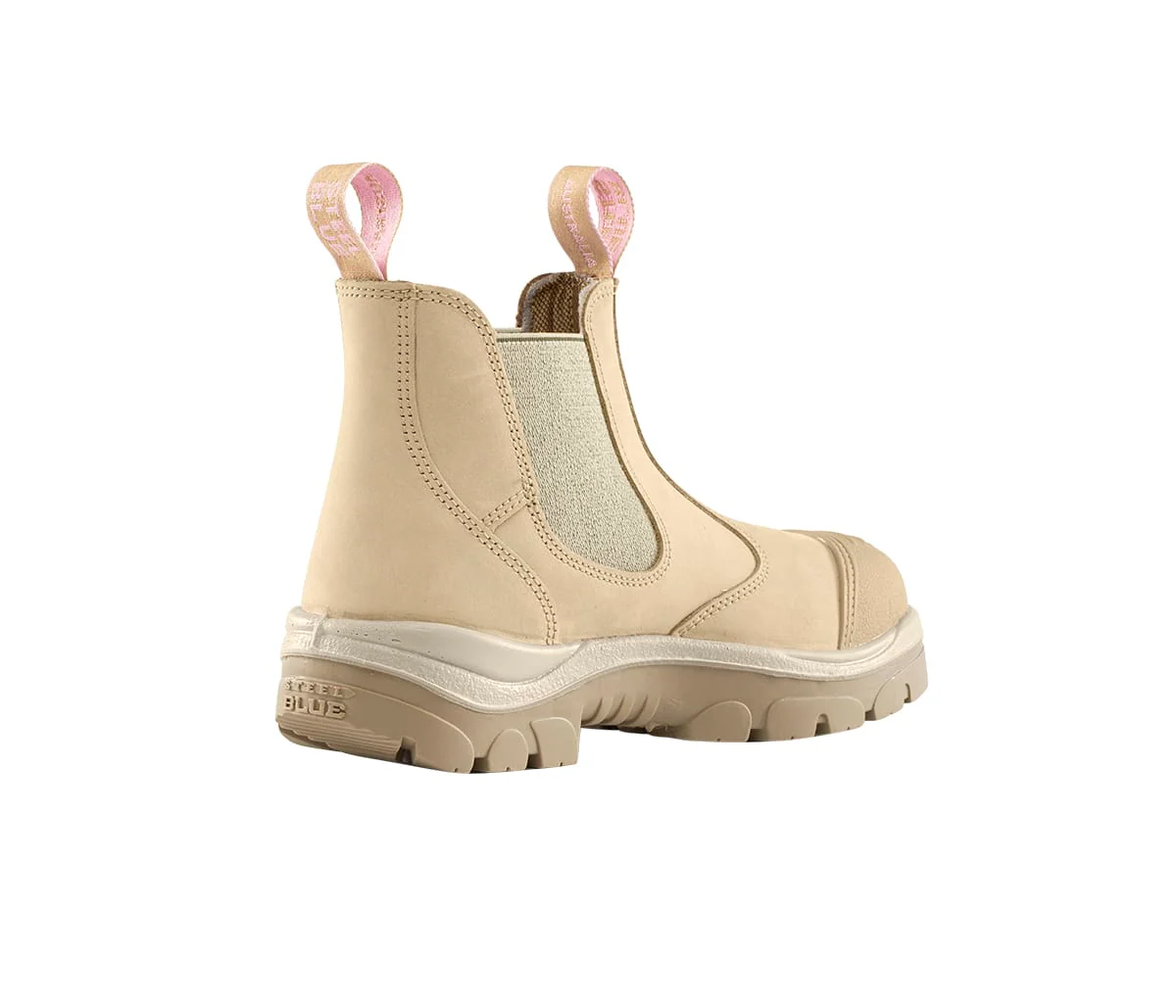 Steel Blue Hobart Women's Elastic Sided Pull On Safety Boot with Scuff Cap  (512729) - Image 22