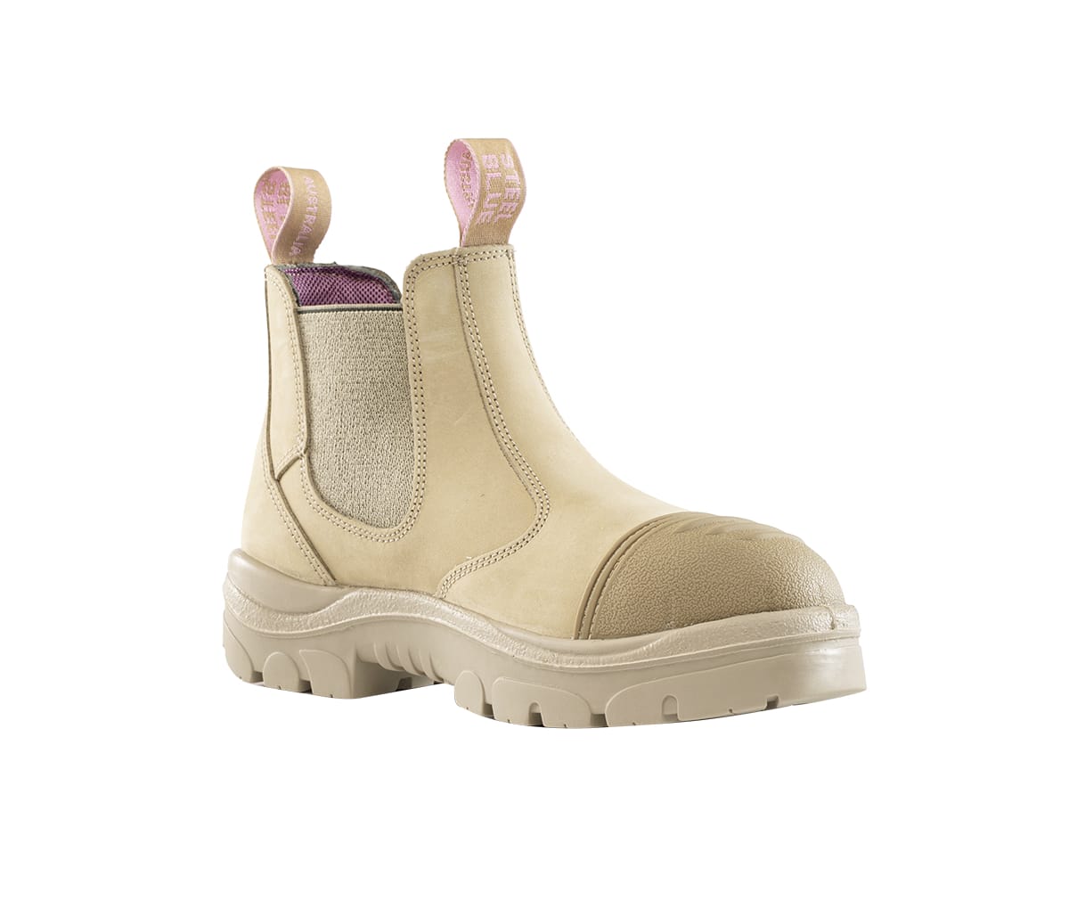 Steel Blue Hobart Women's Elastic Sided Pull On Safety Boot with Scuff Cap  (512729) - Image 24