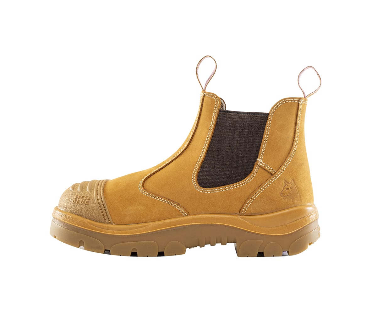 Steel Blue Hobart Women's Elastic Sided Pull On Safety Boot with Scuff Cap  (512729) - Image 4