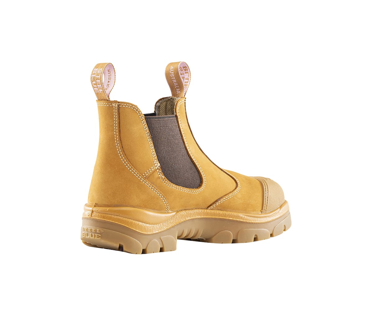 Steel Blue Hobart Women's Elastic Sided Pull On Safety Boot with Scuff Cap  (512729) - Image 7