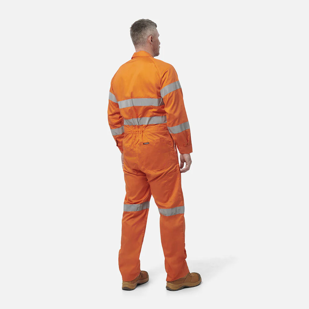 King Gee Originals Hi-Vis Lightweight Reflective Drill Work Overalls (K51305) - Image 5