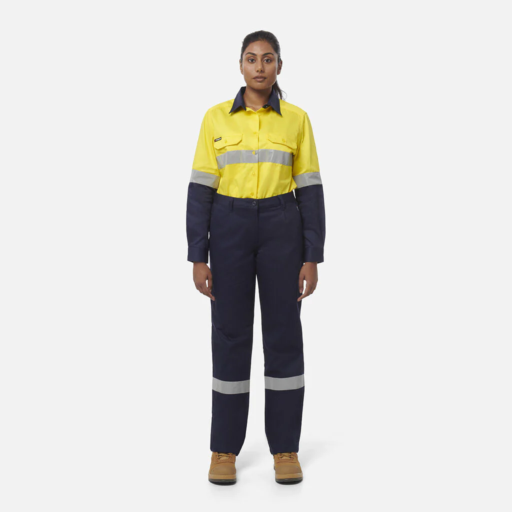 King Gee Women's Reflective Cotton Drill Work Pants (K43535) - Image 6