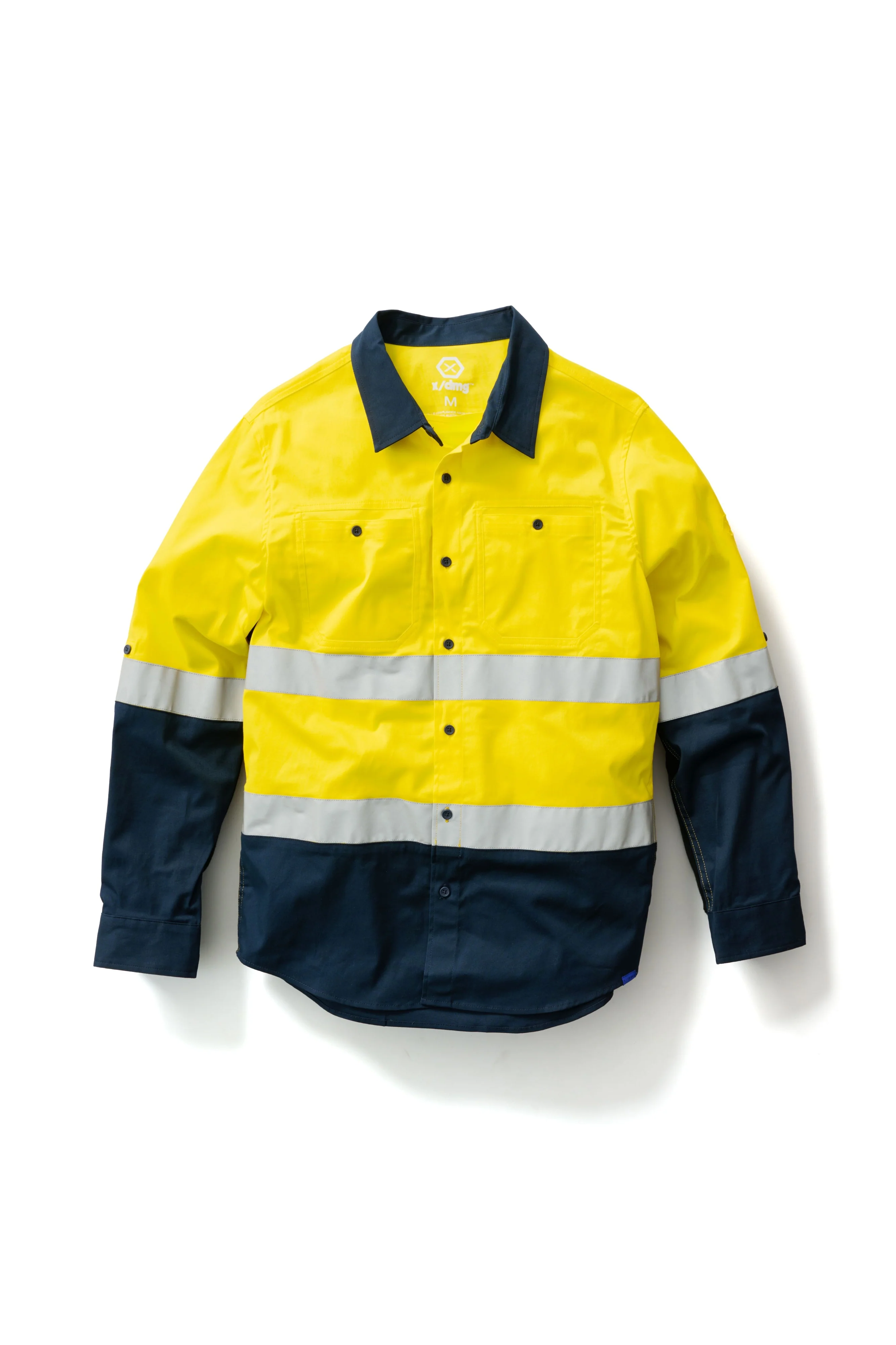 XDMG Workwear Tapped Long Sleeve Hi Vis Shirt (ULS-1T) - Image 16