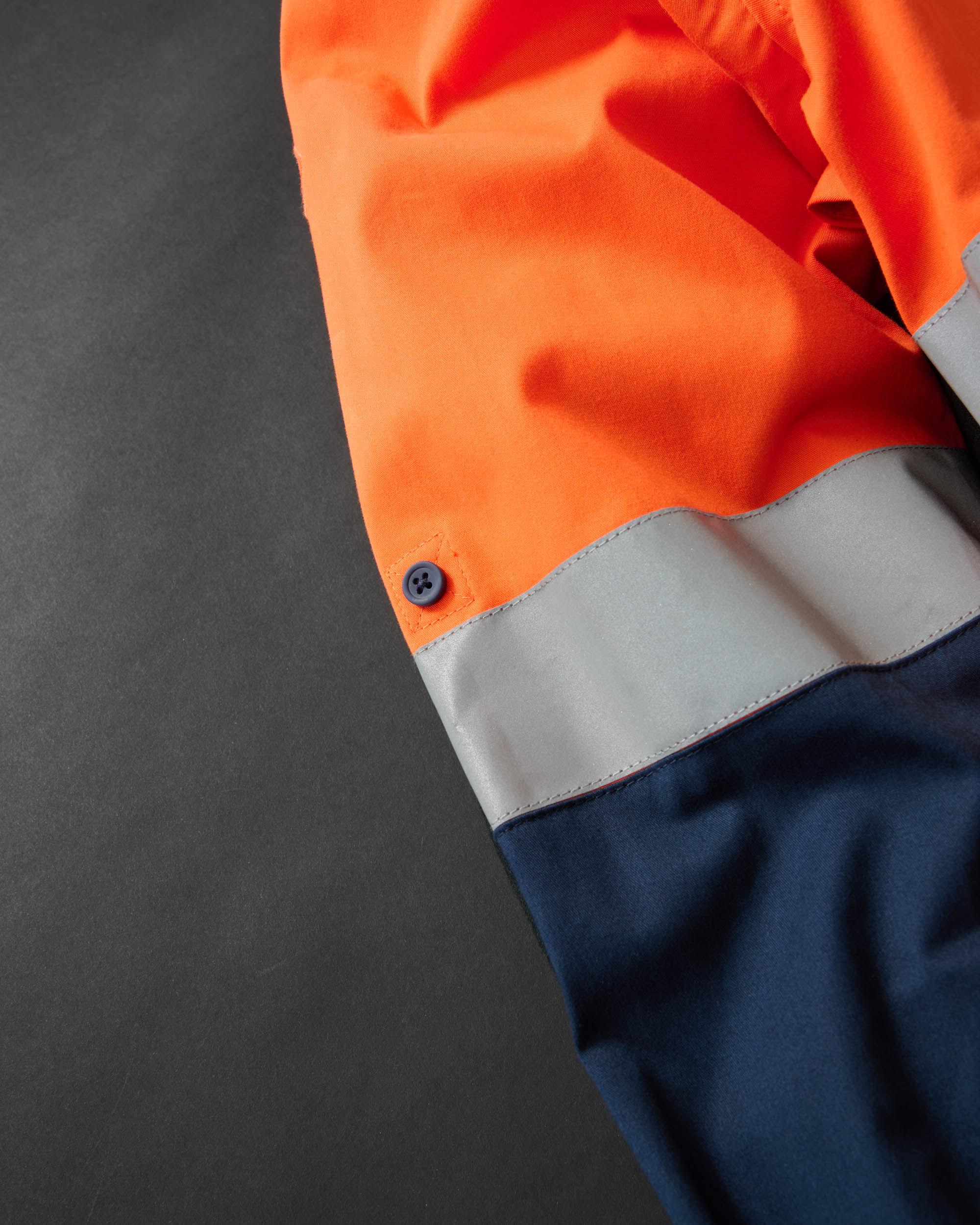 XDMG Workwear Tapped Long Sleeve Hi Vis Shirt (ULS-1T) - Image 8